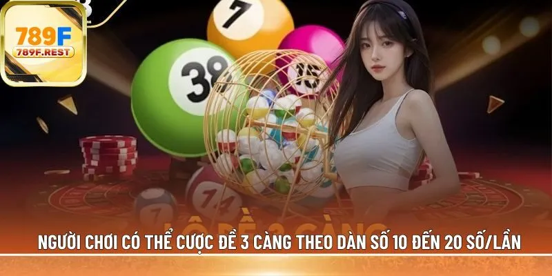 Người chơi có thể cược đề 3 càng